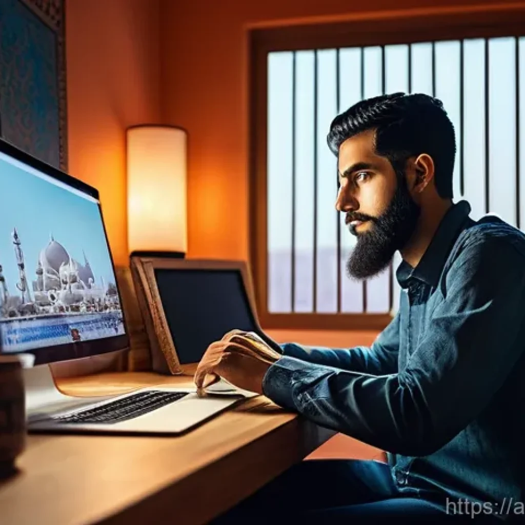 AI 이미지 생성의 비용과 ROI - **Prompt:** A young Arab man, in his late 20s, with a stylish beard and modest, modern casual wear (...