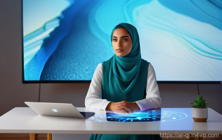 AI 이미지 생성 기술의 시장 전망 - A breathtaking, highly detailed digital painting of a futuristic Arab metropolis at sunset. Traditio...